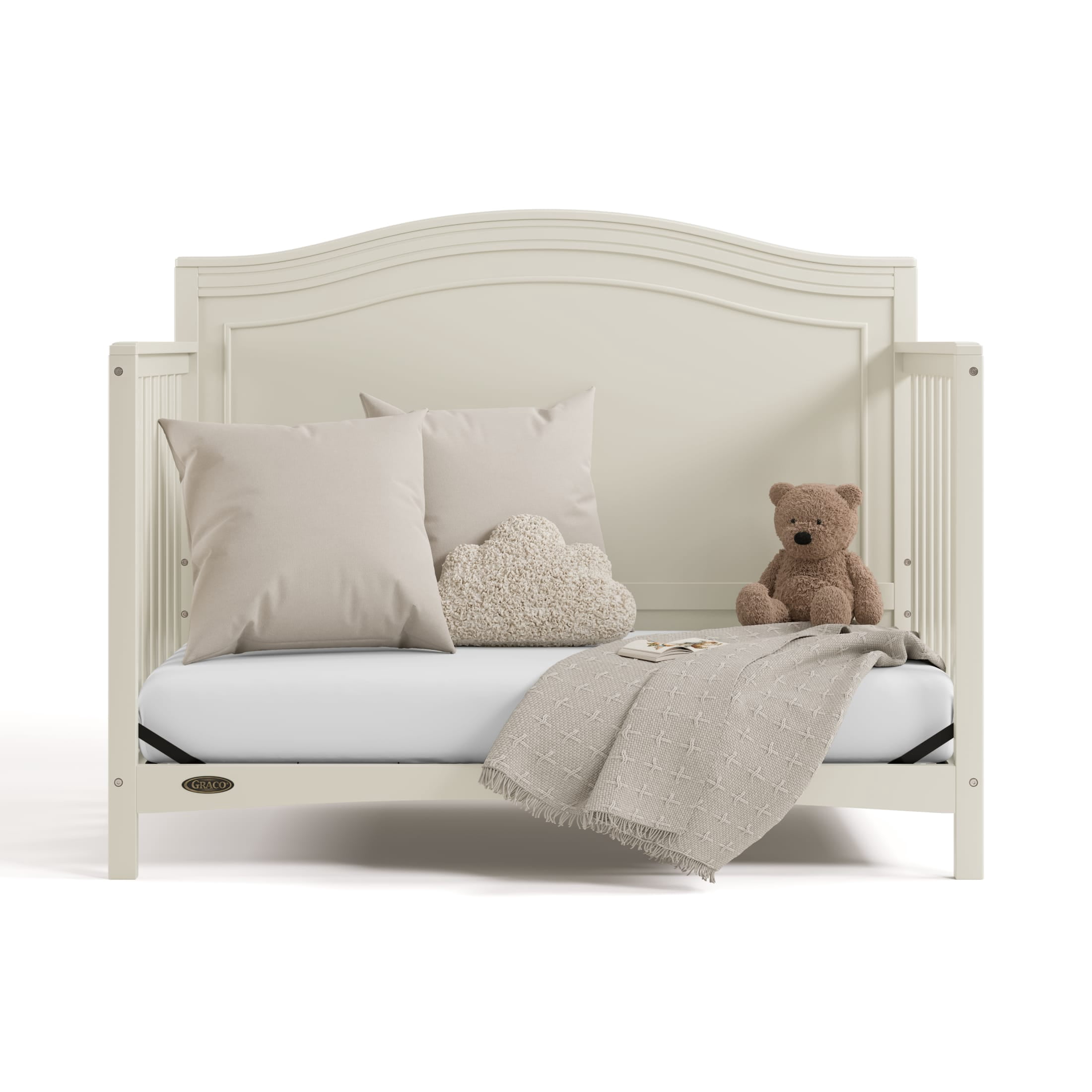 Graco Paris 4-in-1 Convertible Baby Crib, Frosted Oat