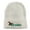 White, variant on Happy Halloween Witch Hat Embroidered Long Beanie - White OSFM