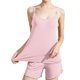 thumbnail image 1 of Gibobby Talla grande para mujer con almohadillas para el pecho para usar ropa interior para mujeres embarazadas que amamantan cabestrillo para amamantar(Rosa,XG), 1 of 5