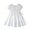 White, variant on LLYWEY White Dresses for Girls, Kids Casual Short Sleeve Shirt Dresses, Toddler Girl Spring Summer Tie Waist Ruffle A-Line Formal Wedding Party Dresses, Style BY-15, White, 3T