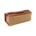 thumbnail image 1 of Dispensador de servilletas de cuero sintético decorativo para coche, tocador, escritorio de oficina, funda para caja de pañuelos faciales, 1 of 8