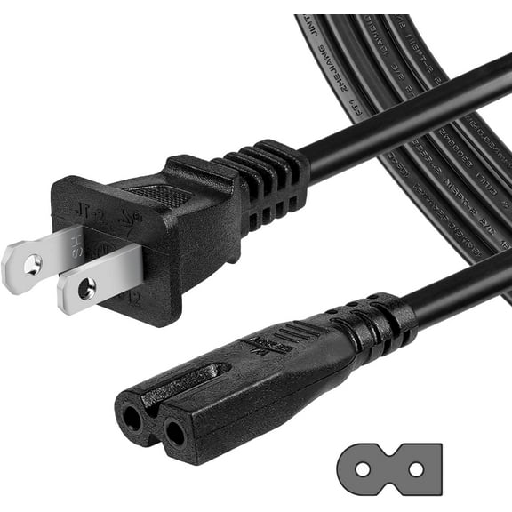 AC Power Cord Cable Compatible with Brother, Singer, White, bernina, Baby-Lock, Viking, Pfaff Sewing Machine