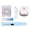 Ocean Blue, variant on Xirurus 2 in 1 Electric Nail Drill With Nail Lamp Portable Rechargeable Remover Pen Type Polisher Machine for Salon and Home Use, High Speed Adjustable Variable Tool 7.48 inches / 19 cm, Pure White