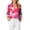 Red, variant on QASIEATN Women's Shirts 3/4 Sleeve Womens Tops Butterfly Casual Shirts Blouse Tops for Women