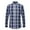 Black, variant on Aueoeo Mens Button -Down Shirts Cotton Long Sleeve Shackets Regular Fits Striped Print Shirt Checkered Collared Top Light Blue L