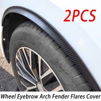 AUTOXBERT 2PCS 29'' Carbon Fiber Car Truck Wheel Fender Flares Eyebrow Arches Cover Protector