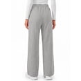 thumbnail image 5 of MOSHU Wide Leg Sweatpants for Women High Waisted Baggy Fleece Cotton Pants Fall Casual Sweatpants with Pockets, 5 of 11