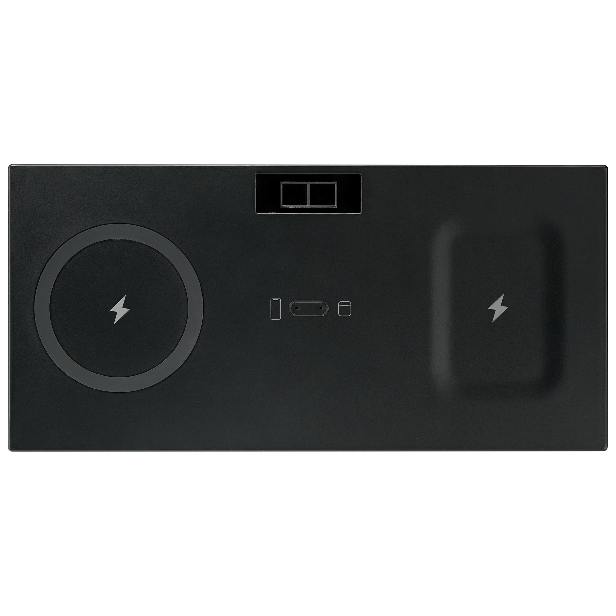 iLive 5-in-1 Headphone Stand with Wireless Charger, IAQST303B, Black