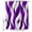 Purple, variant on Small Stall Shower Curtain 36x72 Inch Narrow Half Size Purple White Moire Bath Curtains Bathroom Decor, Modern Abstract Art Waterproof Fabric Shower Curtain Set with Hooks 36 Inch