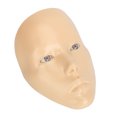 thumbnail image 3 of Cara De Práctica De Maquillaje, Tablero Facial De Práctica De Maquillaje Reutilizable Portátil Seguro De Silicona Simulada Para Aficionados Para Tienda De Cosméticos, 3 of 7