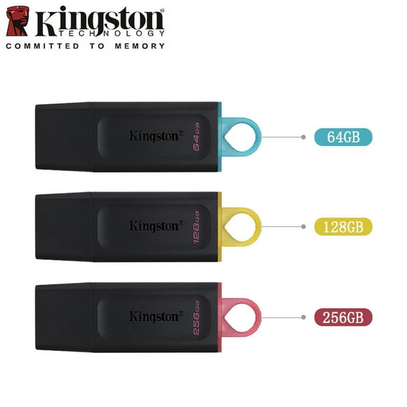 Kingston USB3.2 Gen1 Pen Drive DTX Flash Pendrive for Computer 64GB 128GB 256GB High Capacity USB Flash Drive Memory U Disk