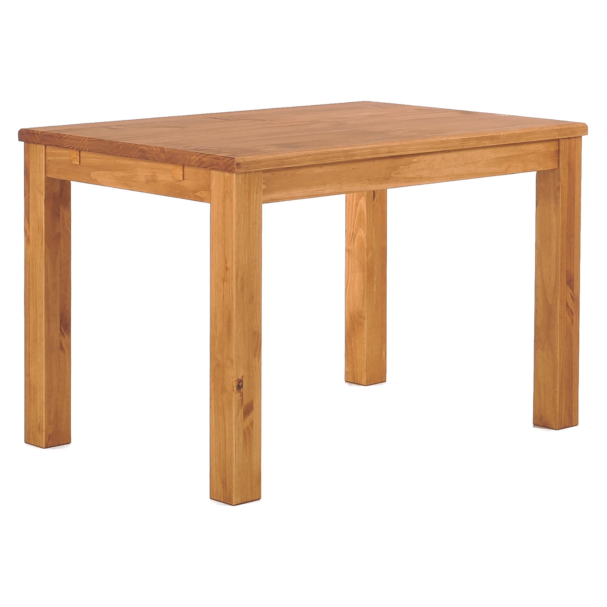 TableChamp Solid Brazilian Pine Wood Dining Table, 47 X 30In, Honey