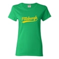 thumbnail image 2 of Go All Out City Of Pittsburgh Pennsylvania Pride Fashion Script T-Shirt Mens/Women/Youth, 2 of 4