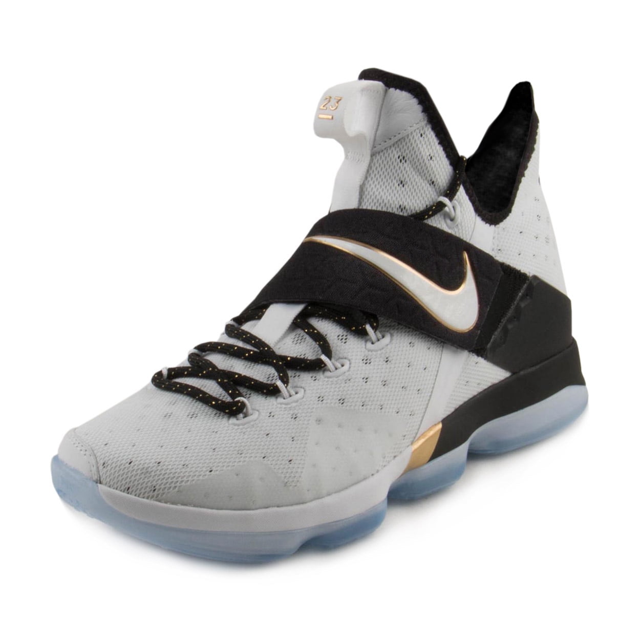 Nike Mens Lebron XIV BHM White Gold Black 860634 100 Walmart