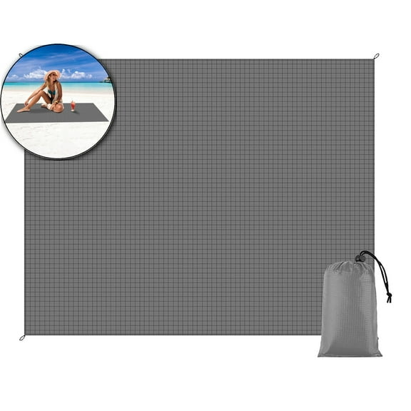 Sandproof & Waterproof Beach Blanket – Extra Large 5x5 Ft Beach Mat, Durable Outdoor Picnic Blanket, Ideal for Travel, Camping, Hiking