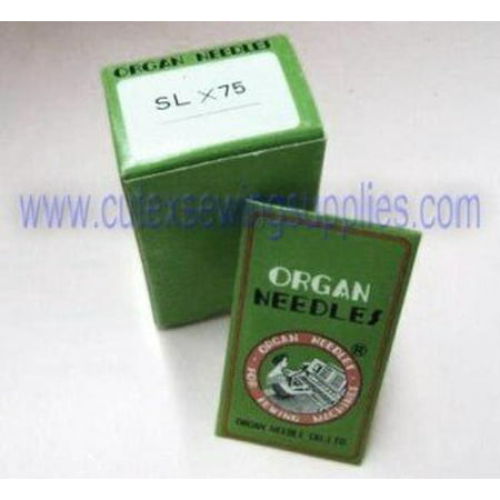 100 Organ 16X75 2054 SLX75 SY2054 Needles For Singer 14U Serger Overlock -Size 11 (metric