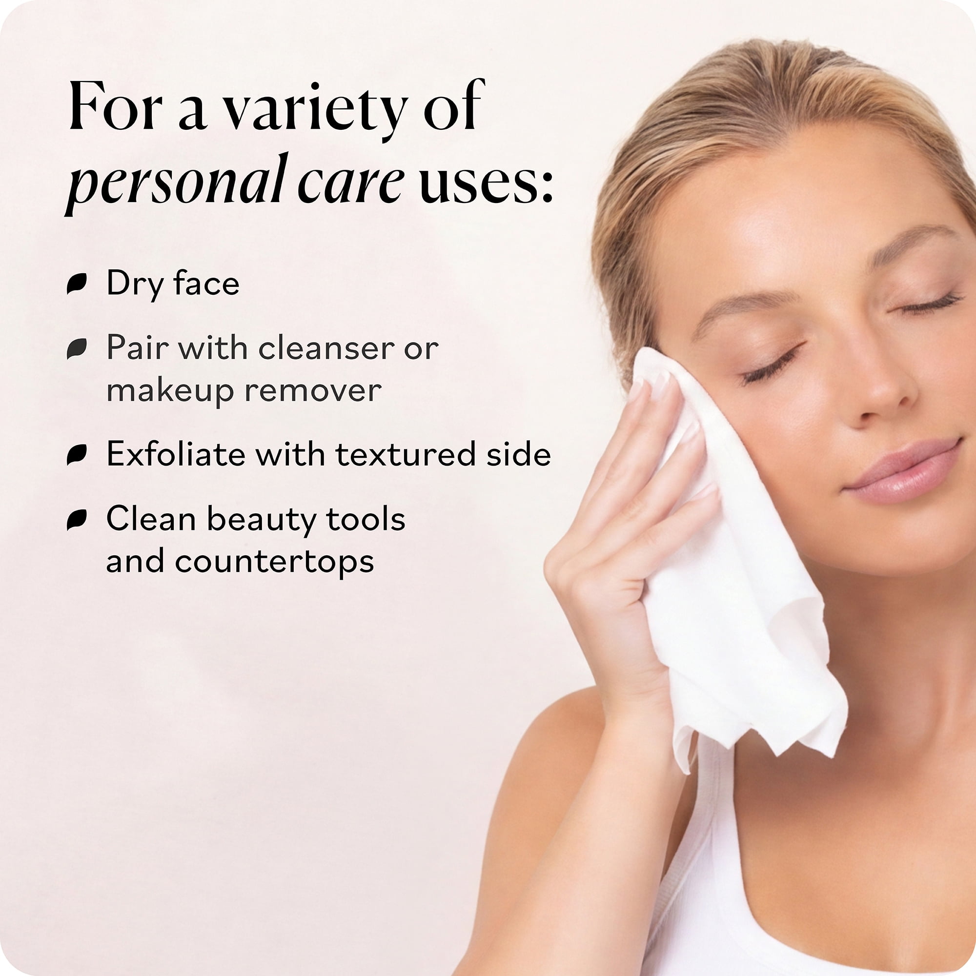 Sky Organics Simply Clean XL Single-Use Face Towels, 30 Count