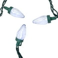 thumbnail image 5 of Northlight Set of 25 Pure White LED C7 Christmas Lights, 5 of 6