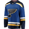 thumbnail image 3 of Men's Fanatics Branded Blue St. Louis Blues Breakaway Home Jersey, 3 of 3