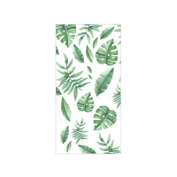 Leaf Glass Sliding Door Window Stickers Waterproof Window Privacy Film