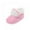 Pink, variant on Unisex Newborn Baby Cotton Booties Non-Slip Sole for Toddler Boys Girls Infant Winter Warm Fleece Cozy Pure Color Shoes