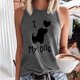 thumbnail image 2 of Camiseta Sin Mangas Para Mujer, Sin Mangas, Erógena, Informal, Con Cuello Redondo, Estampado, Sin Mangas Odeerbi ODB153032, 2 of 5
