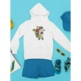 thumbnail image 3 of Cute Hedgehog Hoodie Juniors -Image by Shutterstock,  Small, 3 of 4
