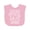 AD-Pink, variant on Inktastic My Fist New Year 2026 Horse Boys or Girls Baby Bib