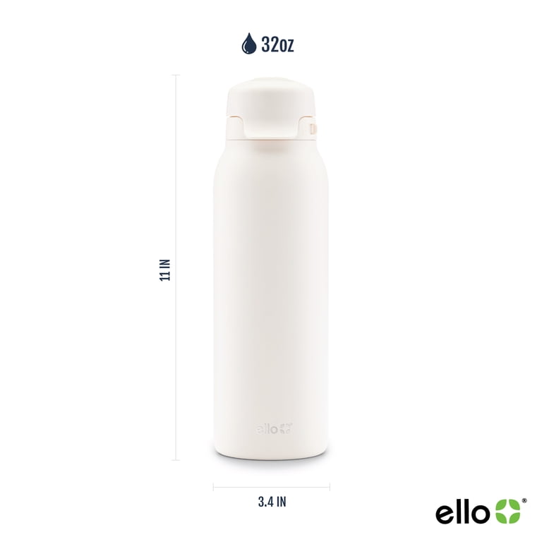 Ello, Water Bottle, 32oz Insulated Stainless Steel, Leak-Proof