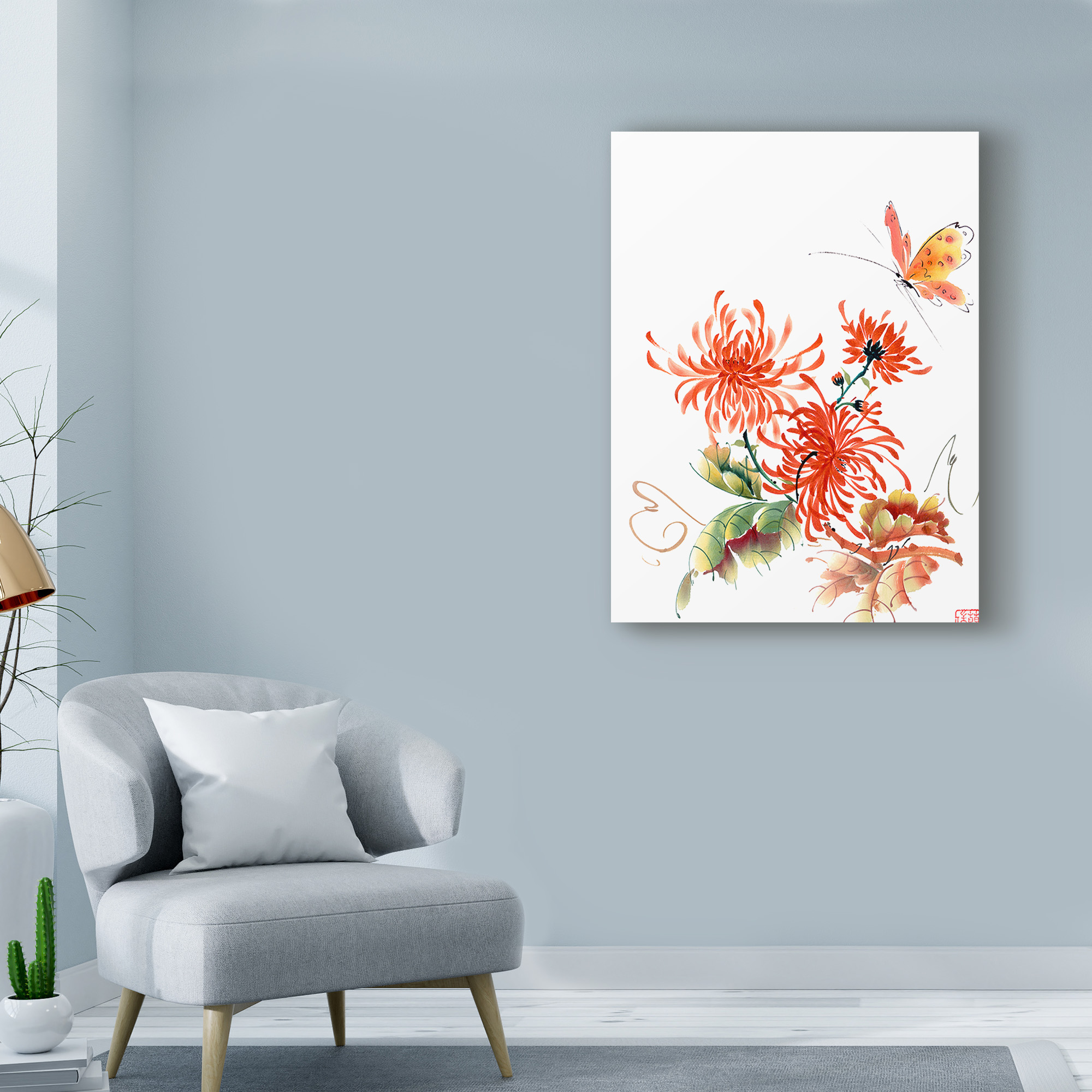Trademark Fine Art 'The Light Touch II' Canvas Art by Nan Rae