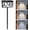 1 Pack, variant on Solar Address Sign, House Numbers for Outside Light Up, 3 Colors  LED Illuminated House Numbers With Stake, Wall Mounted/In Ground Solar  Address Plaque for Yard Garden