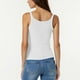 thumbnail image 5 of Camisas para adolescentes,Camiseta sin mangas lisa con cuello en U para mujer, camiseta informal de poliéster, ajuste cómodo para uso diario, sopatenor, 5 of 9