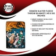 thumbnail image 7 of Demon Slayer Fleece Throw Blanket | 45 x 60 Inches, 7 of 7