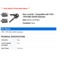 thumbnail image 2 of Door Lock Kit - Compatible with 1995 - 1999 GMC K2500 Suburban 1996 1997 1998, 2 of 2