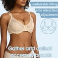 thumbnail image 4 of Hilaine Bra, Breast Bra - Enchante, Mermaid Lace Bras, 4 of 7