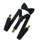 thumbnail image 4 of Conjunto de tirantes y pajarita para hombre, para esmoquin, para boda, cosplay, ropa formal Negro, 4 of 9