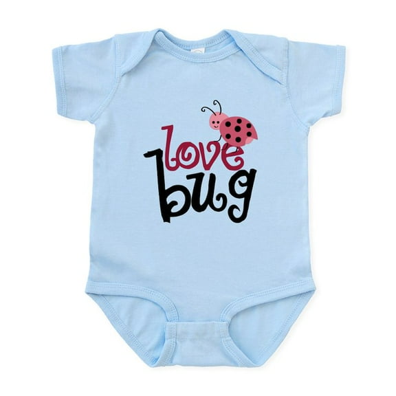 CafePress - Love Bug Infant Bodysuit - Baby Light Bodysuit, Size Newborn - 24 Months