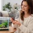 thumbnail image 7 of 6.7in Artificial Coral Aquarium Decoration, Soft Plastic Fake Sea Branch with Base for Saltwater Fish Tank Landscape Ornament, 7 of 7