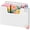 White, variant on Magnetic File Holder, Magnetic Hanging Wall File Organizer, Pocket Paper Magazine Mail Organizer for Refrigerator,Notebooks,Planners,Letter