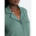thumbnail image 4 of Joyspun Women’s Dreamy Soft Collection Long Sleeve Top and Pants Pajama Set, Sizes XS-4X, 4 of 5