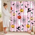 thumbnail image 3 of Leeye Halloween Shower Curtain Waterproof Quick Install Decorative Pumpkin Printed For Bathroom Bathtub, 3 of 4