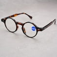 thumbnail image 5 of 3 Pairs of Classic Tortoiseshell Round Reading Glasses 3.50 Blue Light Blocking Floral Readers +3.50 Plastic, 5 of 6