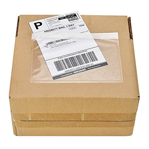 Clear Packing List Envelope Plain Face Top Load 7.5 x 5.5 6000 Pieces 