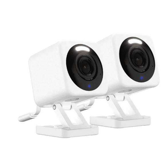 Wyze Cam v4 2k HD Security Camera + 6 Months Cloud, 2-pack