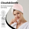 thumbnail image 5 of Latrodar Microfiber Hair Towel, Hair Turbans For Wet Hair, Drying Hair Wrap Towels Practical&Affordable owels For Women Long Pink Home Tools, 5 of 5
