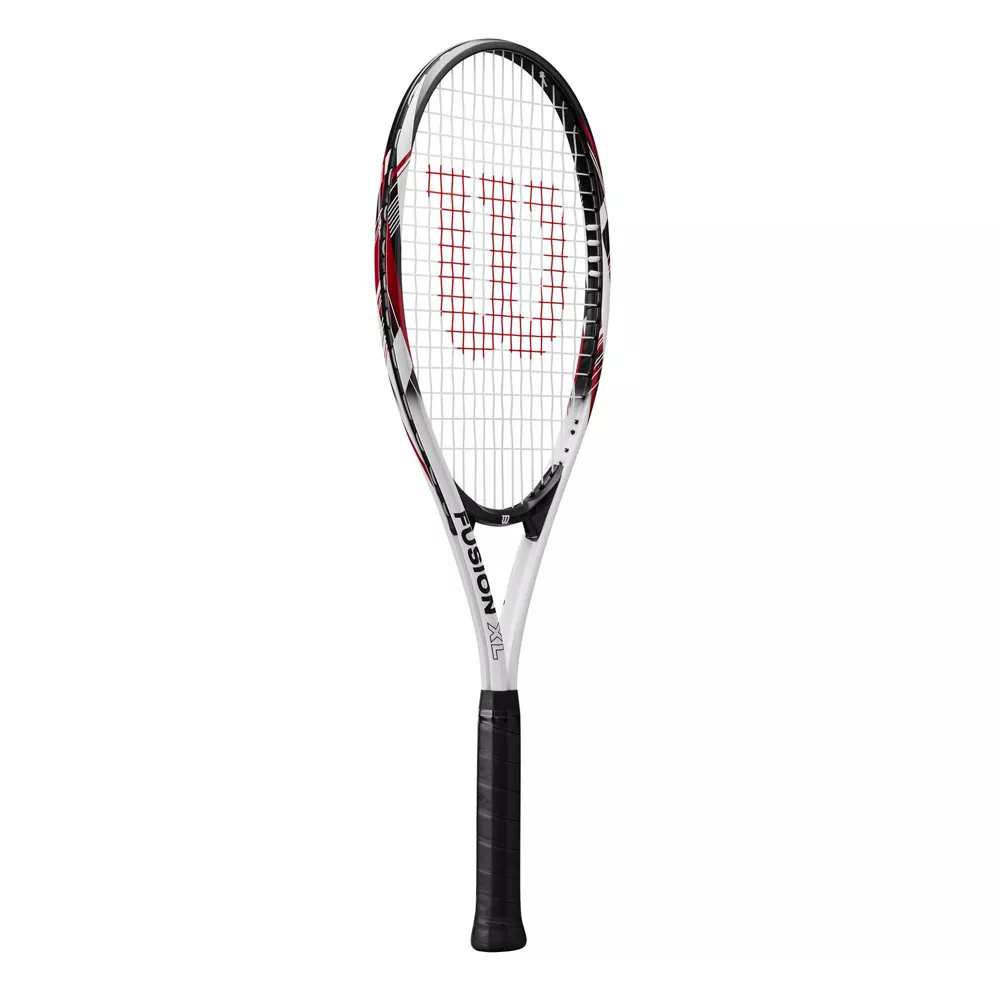 WILSON FUSION 29" TENNIS RACQUET: MEDIUM FLEX - BLACK/WHITE/RED