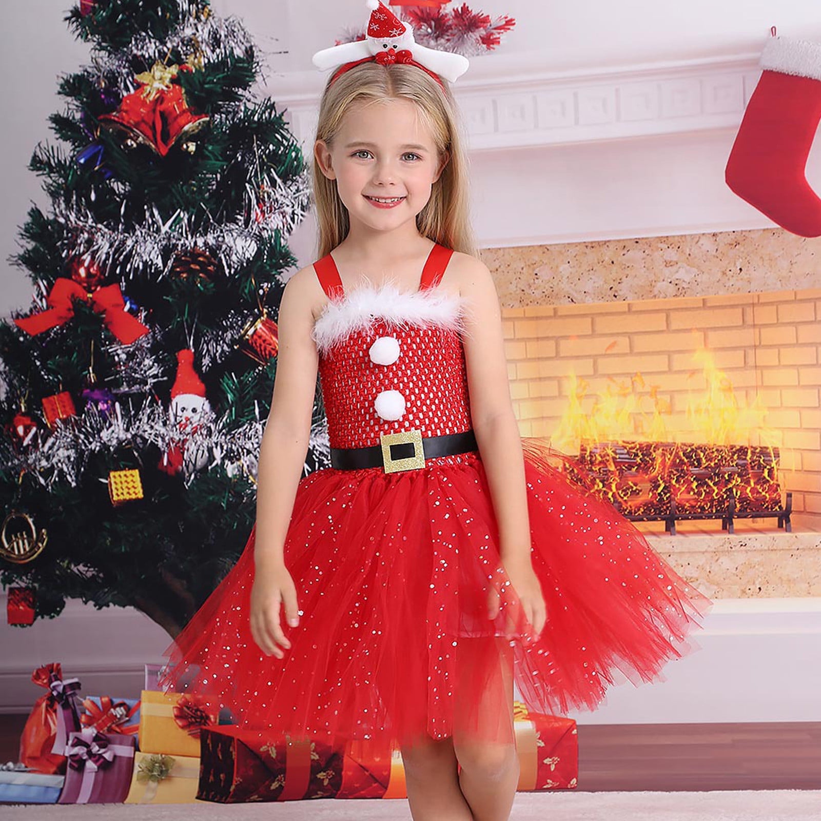 Déguisement de Mère Noël Sexy, Costume de Mère Noël, Tenu de Mère Noël - Jour de Fête