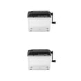 thumbnail image 1 of Monstrate Trituradora fácil de usar portátil y eficiente para documentos en papel Trituradora de documentos fácil de instalar negra negro 2Conjunto, 1 of 6