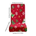 thumbnail image 3 of LSLJS Christmas Chair Covers Stretch Xmas Chair Slipcovers Protector Removable Washable Merry Christmas Chair Covers for Dining Chairs Room Home Holiday Party Decor, Chair Covers, 3 of 6