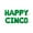 Green, variant on Letter Balloons - HAPPY CINCO 16" Inch Alphabet Letters Foil Mylar Balloon Cinco de Mayo Party Banner (Green)